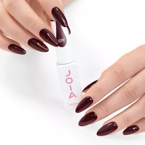Гель-лак JOIA Vegan 039 (бургунди с шиммером, эмаль), 6 мл