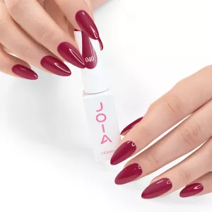 Гель-лак JOIA Vegan 040 (рубиновый, эмаль), 6 мл