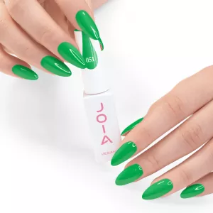 Гель-лак JOIA Vegan 051 (ярко-зеленый, эмаль), 6 мл