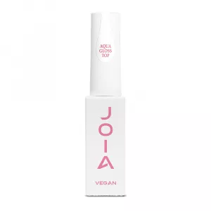 Топ для гель-лака JOIA Vegan Aqua Gloss Top, эффект мокрого глянца (без липкого слоя), 8 мл