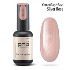 Камуфлююча каучукова база PNB, Silver Rose (сріблясто-рожева), 8 мл