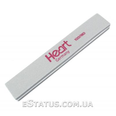 Шліфувальник для нігтів Heart прямокутний, 100/180