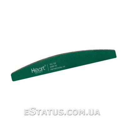 Пилка для ногтей Heart Half Sharp Pro полукруг, 150/150 Пилка для ногтей Heart Half Sharp Pro полукруг, 150/150