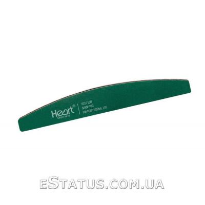 Пилка для ногтей Heart Half Sharp Pro полукруг, 100/180 Пилка для ногтей Heart Half Sharp Pro полукруг, 100/180