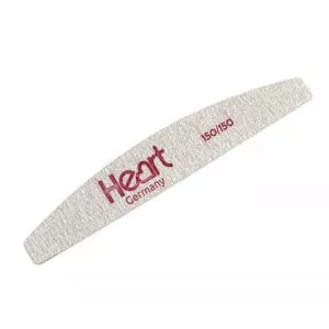 Пилка для ногтей Heart Half полукруг, 150/150