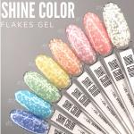 Гель для дизайна Shine Color FLAKES
