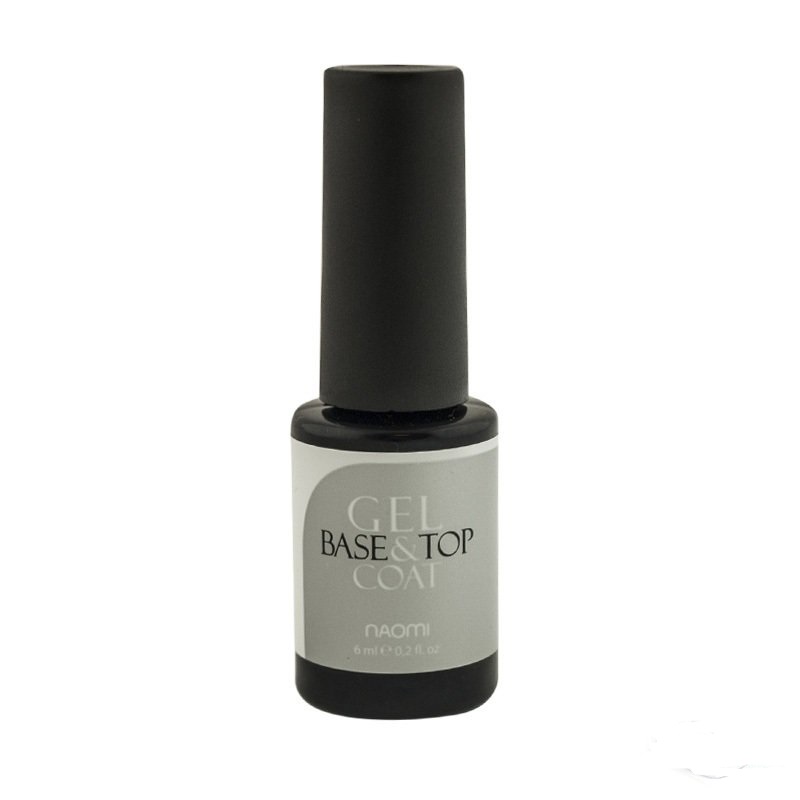 База-топ 2в1 для гель-лака Naomi Gel Base&Top Сoat, 6 мл - eStatus.com.ua